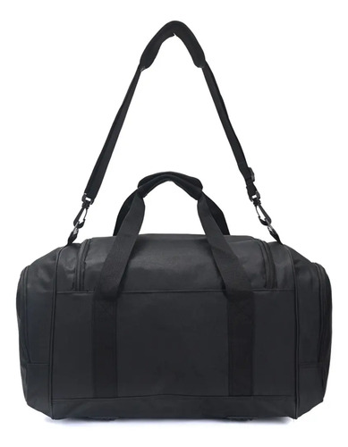 Bolso Deportivo Wanderlust Active Urban Viajes Unisex Negro Liso