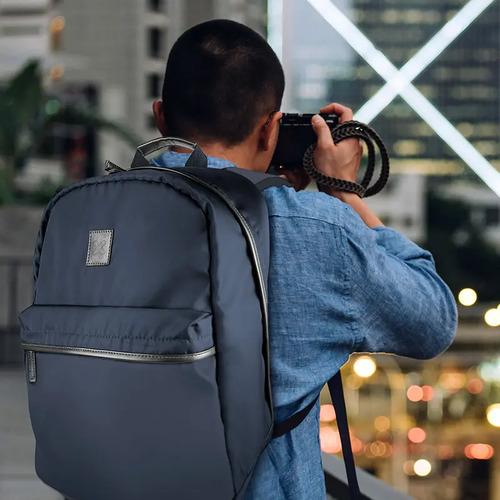 Mochila Para Notebook Klip Xtreme Berna 15.6 Color Azul Liso