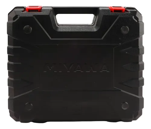 Taladro Percutor Electrico De Impacto Miyawa 13mm 710w Vel Variable Con Maletin & Accesorios Rojo