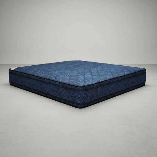 Colchón King House Montreal Dark Blue Resortes 2x1.60x0.32