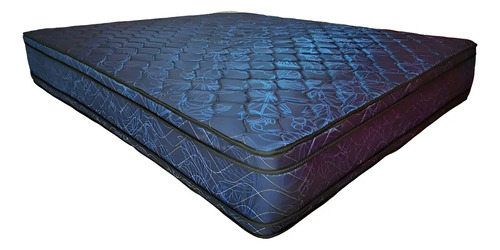 Colchón King House Montreal Dark Blue Resortes 2x1.60x0.32