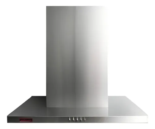Campana De Cocina Acero Plana 60cm Con Motor Luz Led Filtro Acero