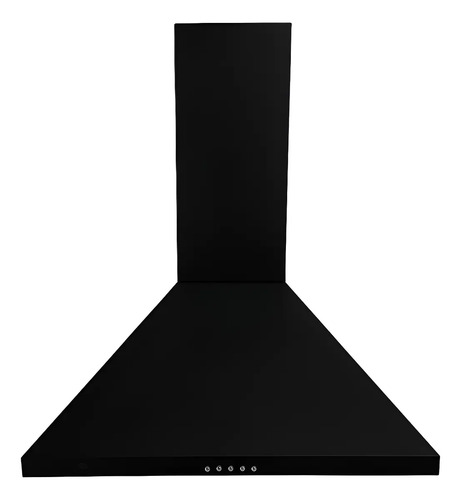 Campana Extractor De Cocina Conica Negra 0.60 Completa Motor Negro