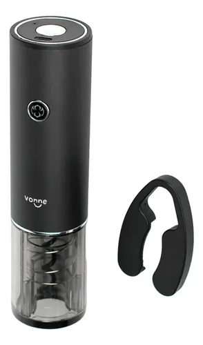 Abridor Sacacorchos Automático Vinos Recargable Usb Compacto Negro