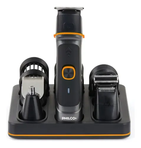 Corta Barba Philco 5 W 9 Cabezales Resistente Al Agua Negro