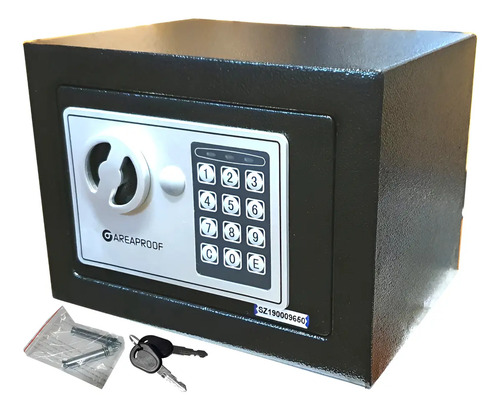 Caja Fuerte Areaproof S-17et 23x17x17 C/panel Dig/alarma Negro