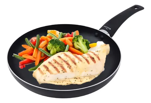 Sarten Cocina Aluminio Anti Adherente Cacerola Resistente Negro