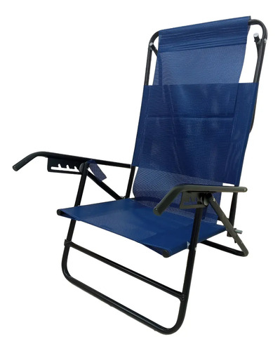 Reposera Avelino Azul  Acero Azul Acero