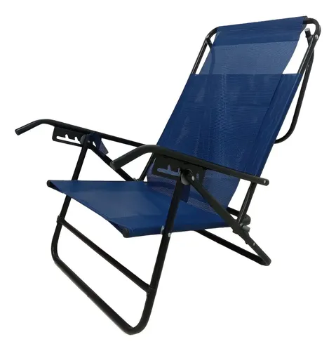 Reposera Avelino Azul  Acero Azul Acero