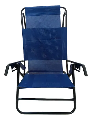 Reposera Avelino Azul  Acero Azul Acero