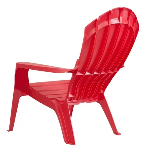 Sillon Jardin Plastico Individual Garden Life Miami Rojo