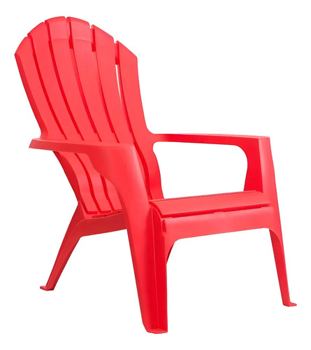 Sillon Jardin Plastico Individual Garden Life Miami Rojo