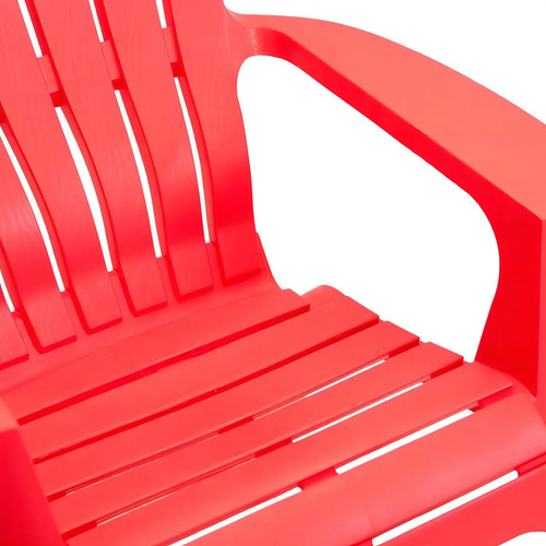 Sillon Jardin Plastico Individual Garden Life Miami Rojo
