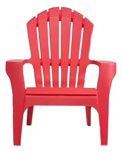 Sillon Jardin Plastico Individual Garden Life Miami Rojo
