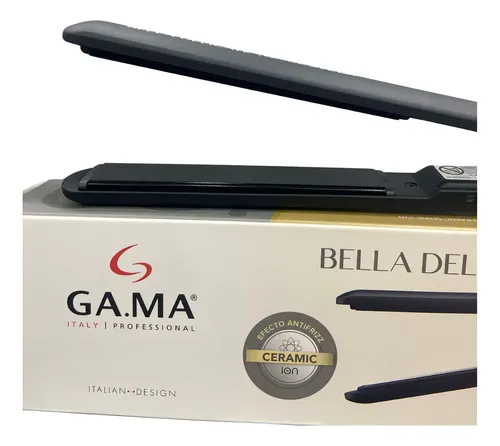 Planchita De Pelo Gama Bella Delicate Ceramic Shine Ion 220c Negro