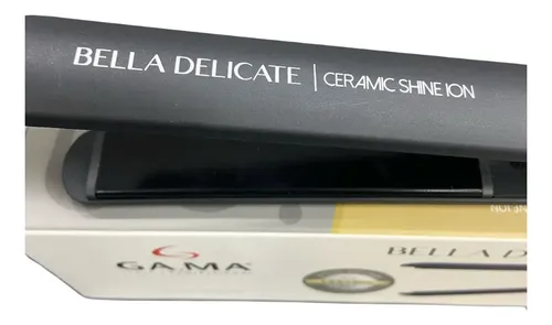 Planchita De Pelo Gama Bella Delicate Ceramic Shine Ion 220c Negro