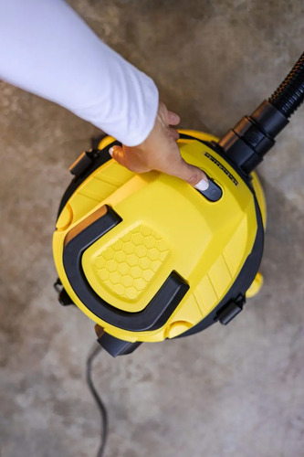 Aspiradora Multifuncion Kärcher Wdl 1 1000w 10l Sólidos Y Líquidos Amarillo