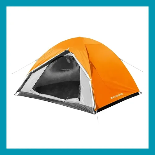 Carpa Iglu Tronador 4 Personas Impermeable Camping Trn4p Kushiro Naranja