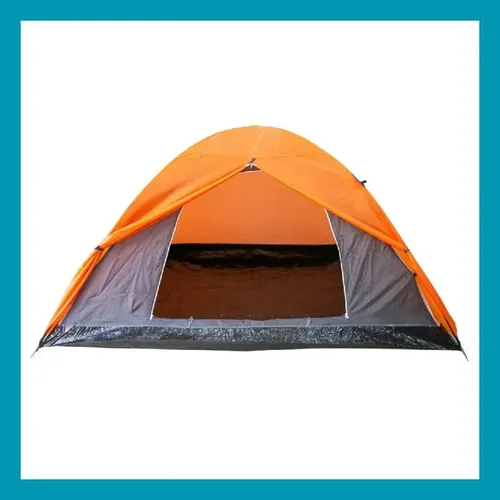 Carpa Iglu Tronador 4 Personas Impermeable Camping Trn4p Kushiro Naranja