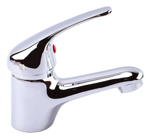 Griferia Lavatorio Kettle Monocomando Para Baño Con Flexibles Marca Gloa Cromo Brillante