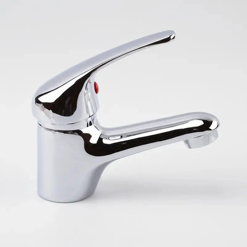 Griferia Lavatorio Kettle Monocomando Para Baño Con Flexibles Marca Gloa Cromo Brillante