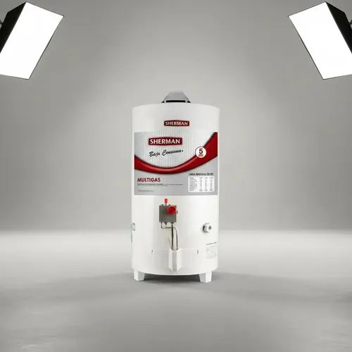 Termotanque Multigas Sherman Gas Tpgp50 Blanco 50l