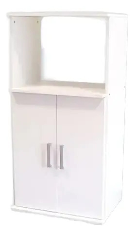 Armario Gabinete Organizador Para Microondas Platinum Blanco Blanco