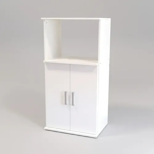 Armario Gabinete Organizador Para Microondas Platinum Blanco Blanco