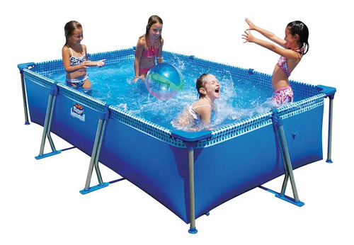 Pileta Pelopincho Mod.1043 2800 Litros 270 X 160 X 65 Azul Geométrico