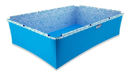 Pileta Pelopincho Mod.1043 2800 Litros 270 X 160 X 65 Azul Geométrico