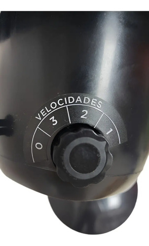 Ventilador De Pie King-house Silencioso Con 3 Aspas Y Bajo Consumo 50.8 Cm 50hz Negro Plástico