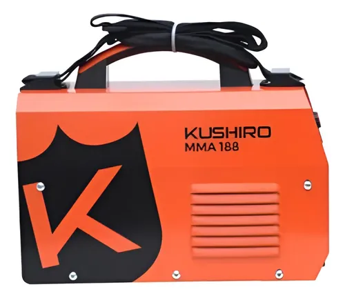 Soldadora Inverter Kushiro 220v Igbt 6 Kw / 160 A Maximo Naranja