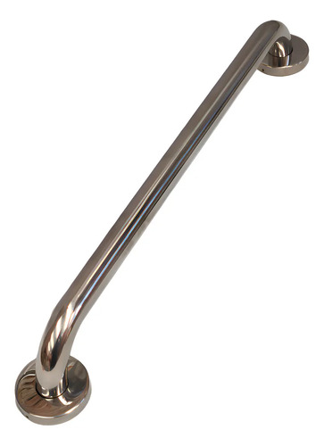 Agarradera Recta De Seguridad Para Baño De Acero Inoxidable Gloa De 45 Cm Plateado