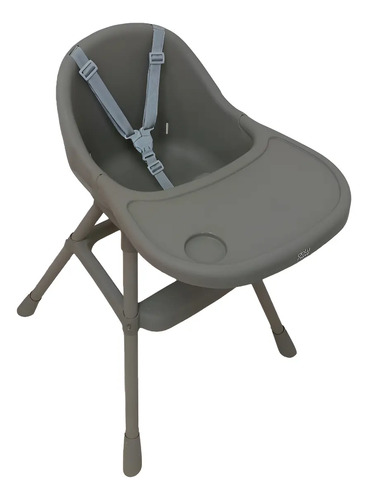 Silla De Comer Alta Para Bebé Dolu Nuve Baby Silla Dolu Gris