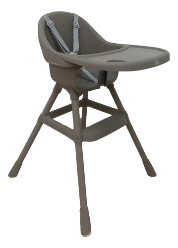 Silla De Comer Alta Para Bebé Dolu Nuve Baby Silla Dolu Gris