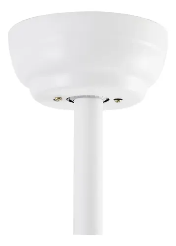 Ventilador De Techo Retráctil Etheos 100w Luz Led Control 1.2 M Blanco Transparente Plástico 4