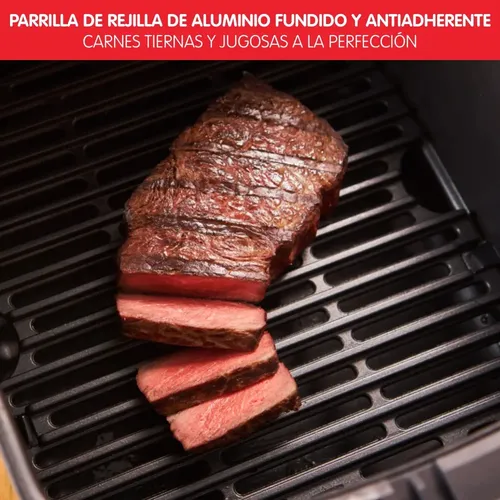 Freidora De Aire Moulinex Easy Fry & Grill 4,6l 8 Programas Color Gris 1500w