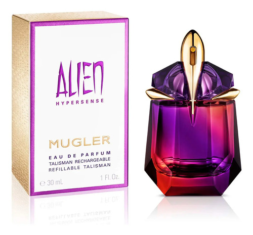 Perfume Mujer Alien Hypersense Mugler Edp Recargable 30 Ml