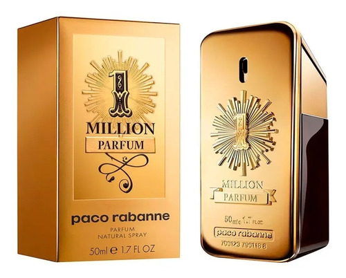 Perfume Rabane 1 Million Parfum 50 Ml Masculino Edp 50ml Para Hombre