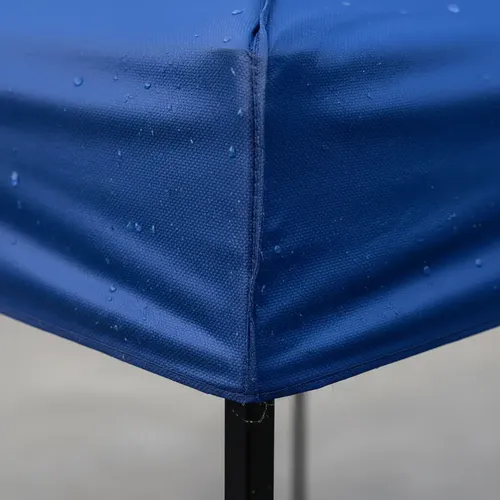 Gazebo Plegable Kushiro 3x3 Aprueba De Agua/uv Azul