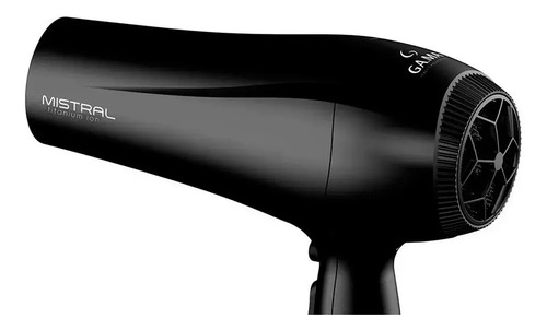 Secador Mistral Titanium Ion 2200w Gama Negro C/ Boquilla Negro
