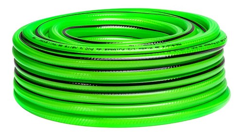 Manguera Riego 1 Rollo 25 Metros 3 Capas Kushiro Color Verde Lima