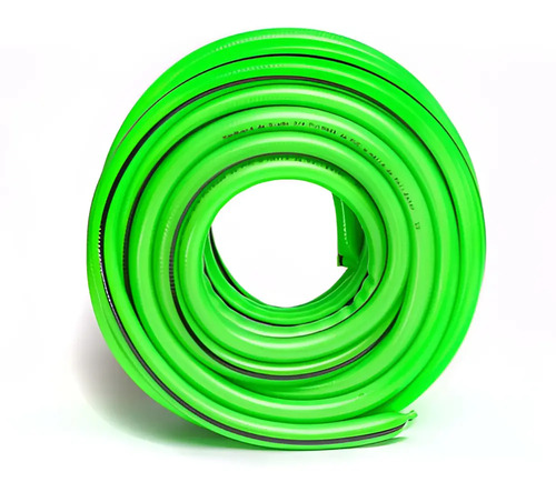 Manguera Riego 1 Rollo 25 Metros 3 Capas Kushiro Color Verde Lima