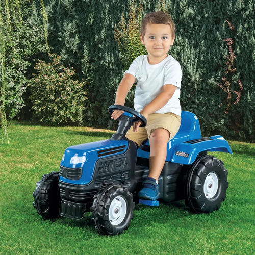 Tractor Pedal Azul Dolu Modelo Dl8045 Para Niños 2-4 Años 81x45x52 Cm