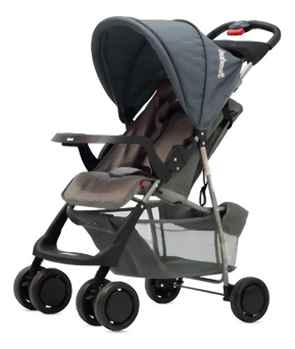 Cochecito Con Huevito - Travel System Eos 1337 - Bebesit Color Gris Oscuro Chasis Negro