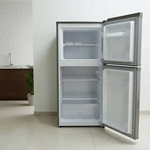 Heladera Gafa 252 Lts Plata C/freezer Ciclica Defrost Plateado