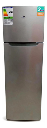 Heladera Gafa 252 Lts Plata C/freezer Ciclica Defrost Plateado