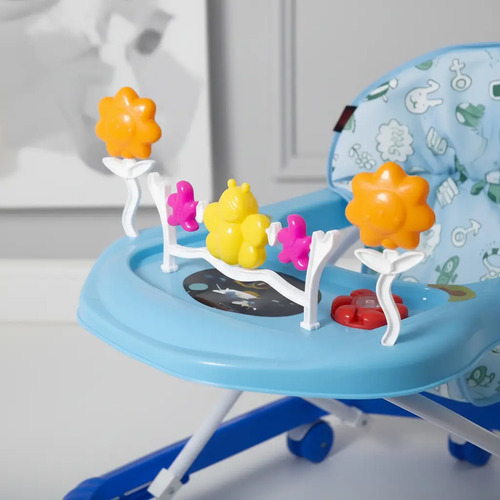 Andador Musical Con Juegos Bebesit Color Celeste Celeste