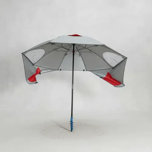 Sombrilla Carpa Playera Rojo Reforzada 2 M Rojo Lisa