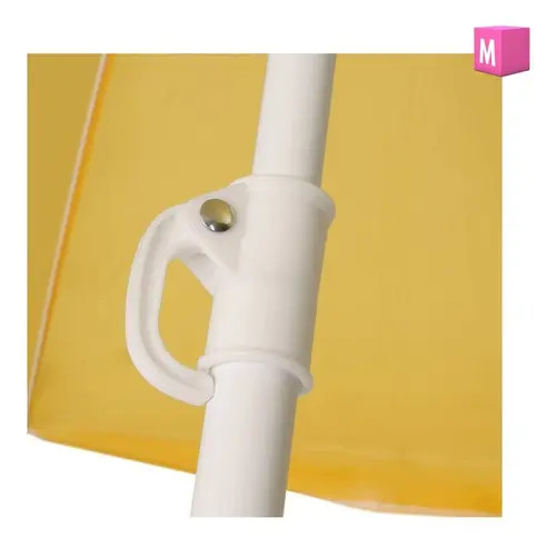 Sombrilla Plegable Para Playa Con Protección Uv Y Funda Amarillo